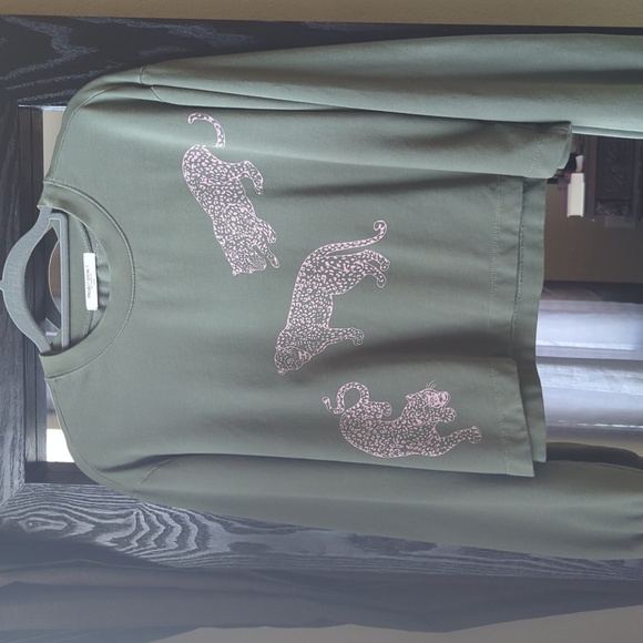 Leopard graphic boxy sweatshirt - Picture 2 of 5